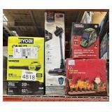 4 pcs; mix Ryobi, Hoover, Lincoln, Santa sleigh