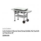 1 pcs; LoCo Cookers 3-Burner SmartTemp Griddle,