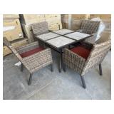 Patio set  4 chairs + table