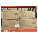 4 pcs; seasons microwaves 3 pcs black and one is