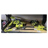 5 pcs; mix Ryobi tools (tools are as is)