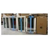 5 pcs; mix windows (2 pcs 18 in x 36 in) (2 pcs