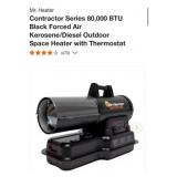 3 pcs; Mr. Heater Contractor Series 80,000 BTU