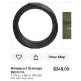1 pcs; Advanced Drainage Systems 1-1/4 in. x 300