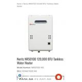 1 pcs; Noritz NR5010D 120,000 BTU Tankless Water