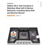 1 pcs; Frigidaire Gallery 30 in. Gas Cooktop in