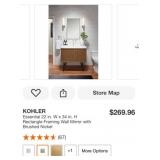 2 pcs new KOHLER Essential 22 in. W x 34 in. H