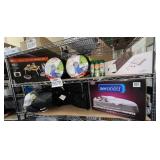 Mix Coleman sleeping bags, picnic set,