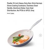 New 8 pcs; Mueller 10-inch Heavy-Duty Non-Stick