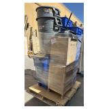 Mix trash cans, storage stackable bins, tank