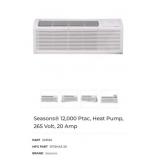 1 pcs; Seasonsï¿½ 12,000 Ptac, Heat Pump, 265 V