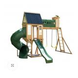 (1) KidKraft Skyway Resort Wooden Swing Set(