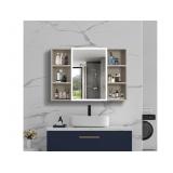 (1) Defogging Mirror Cabinet, LED Mirror Door