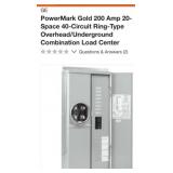2 pcs GE PowerMark Gold 200 Amp 20-Space