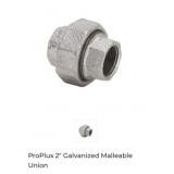 32 Pcs TSP Brand 2' Galvanized Malleable Union