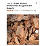 46 pcs 2 cu. ft. Brown Medium Western Bark B