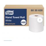 8 boxes Tork Paper Hand Towel Roll White H80