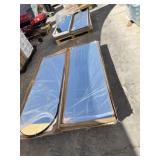 4 pcs full length mirror with stand  mix size a