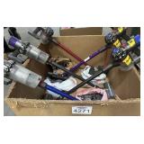 5 Pcs Dyson Vacuums and Accessories- Visible Use