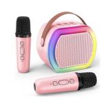 40 pcs Mini Karaoke Machine with 2 Wireless