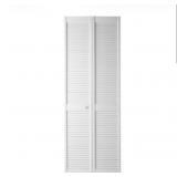 8 pcs Masonite 36-in x 80-in White Louver Smooth