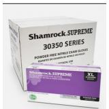 6 boxes of Shamrock Powder Free Nitrile Exam