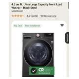 1 pc 4.5 cu. ft. Ultra Large Capacity Front Load