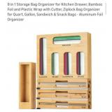15 pcs 9 in 1 Storage Bag Organizer for Kitchen