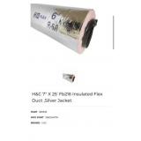 6 pcs of H&C 7' X 25' Fb216 Insulated Flex Duct