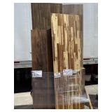Lot of 4 butcher blocks assorted sizes (
