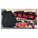 12 Pcs Assorted Milwaukee Tools and Accessories