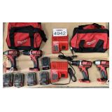 13 pcs Assorted Milwaukee Tools And Accessories