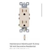 100 pcs Maintenance Warehouseï¿½ 15 Amp 125 Volt