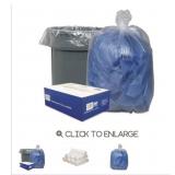 10 cases of clear can liners 33x39 inch.  2.0 m