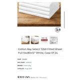 4 cases of 24 pcs Cotton Bay Select T250 Fitted