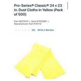 10 cases Pro-Seriesï¿½ Classicï¿½ 24 x 23 in. Dust