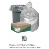 10 cases of 100 pcs Webster 55-60 Gal 1.5 Mil