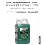 10 cases of 4 pcs Betco Green Earth Restroom