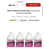 10 cases of Betco Foaming Hand Soap, Fresh S