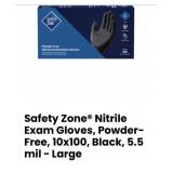 4 boxes of 1000 pcs The Safety Zoneï¿½ Powder Free