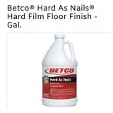 4 cases of 4 pcs each Betco Hard As Nails Hard