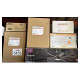 6 pcs Assorted Lighting and Fan