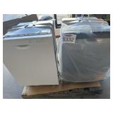2 pcs Assorted Whirlpool Dishwashers