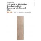 2 pcs Hampton Bay 10 ft. L x 25 in x 1.5 in.