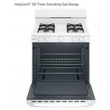 (1) GE Hotpointï¿½ 30" Free-Standing Gas Range- N
