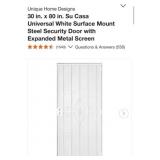 2 pcs Unique Home Designs 30 in. x 80 in. Su Casa