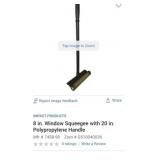 48 pcs 8" Window Squeegee with Polypropylene