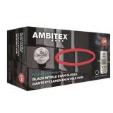 4 cases of 1000 pcs Ambitex NSM720BLK 6 Mil Exam