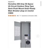 2 pcs Square D Homeline 200 Amp 30-Space