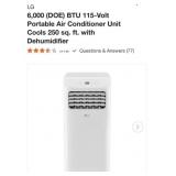 LG 6,000 (DOE) BTU 115-Volt Portable Air